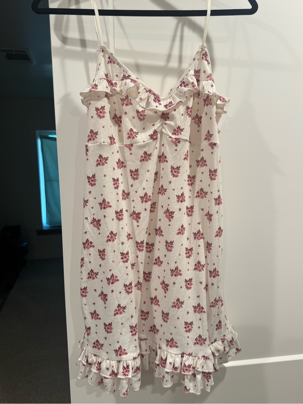 Anthropologie pointelle pajama dress